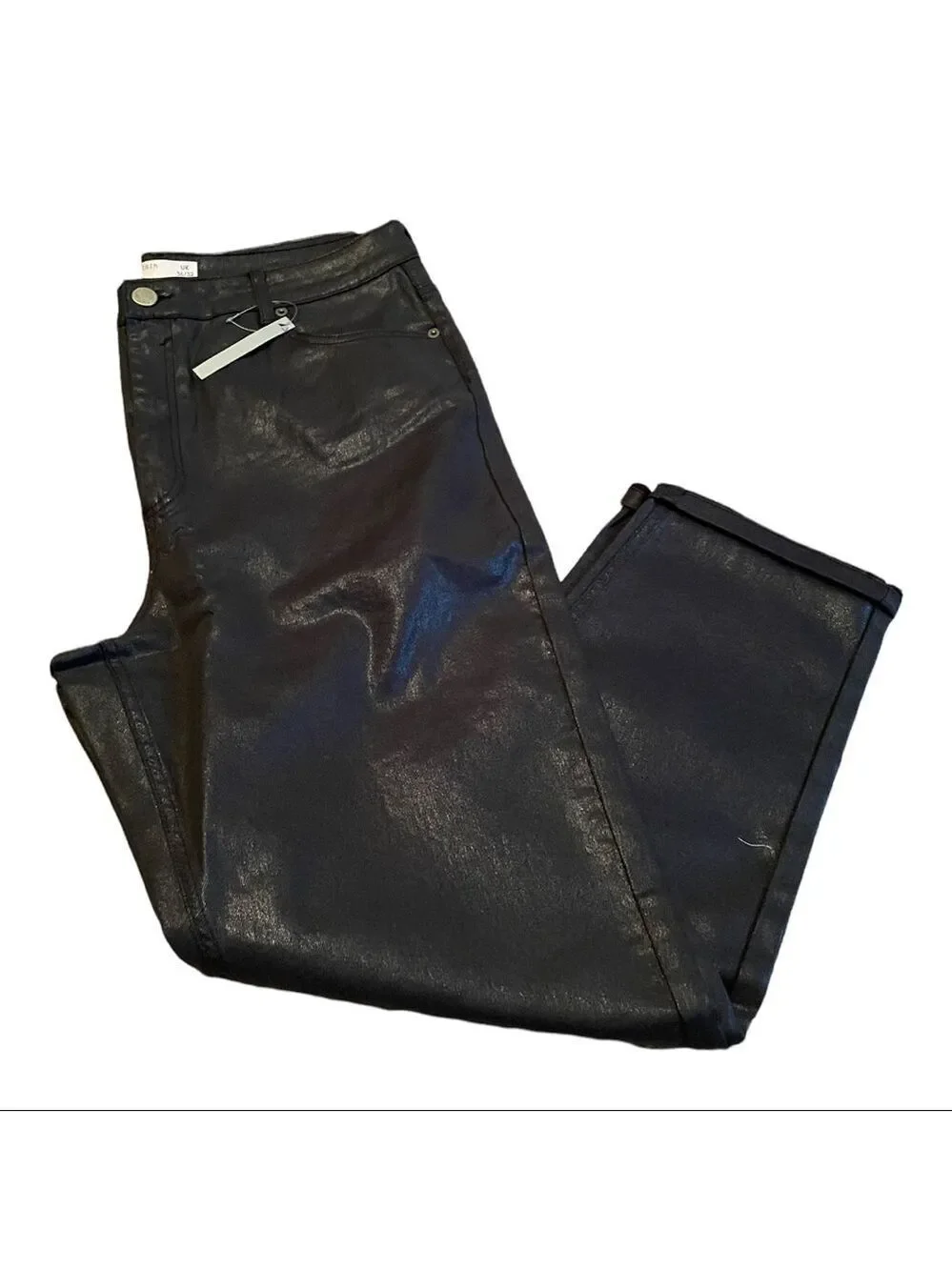 𝅺ASOS shiny denim black jeans